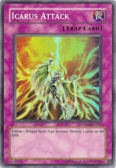 Icarus Attack [DR04-EN235] Super Rare - Josh's Cards