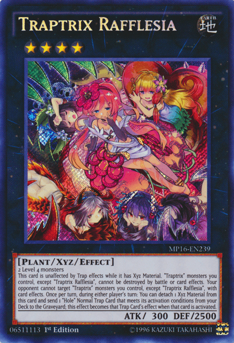 Traptrix Rafflesia [MP16-EN239] Secret Rare - Josh's Cards