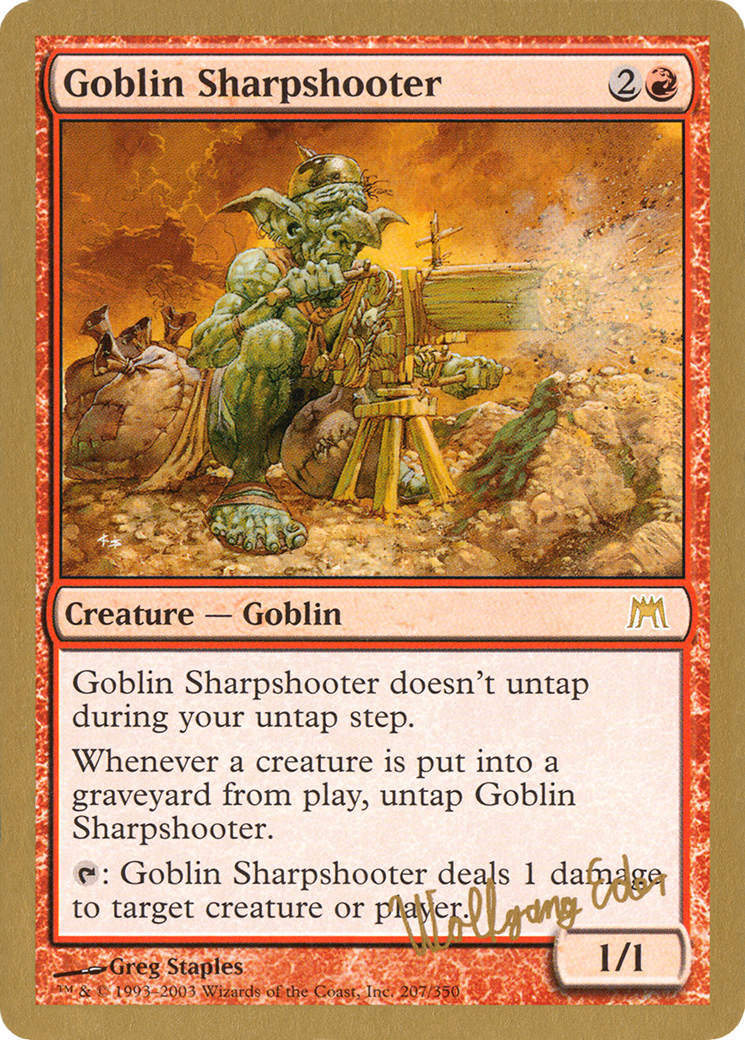 Goblin Sharpshooter (WCD-WE207) - World Championship Decks 2003