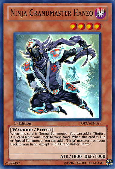 Ninja Grandmaster Hanzo [ORCS-EN029] Ultra Rare - Josh's Cards