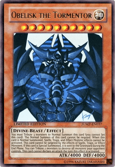 Obelisk the Tormentor [JUMP-EN037] Ultra Rare - Josh's Cards