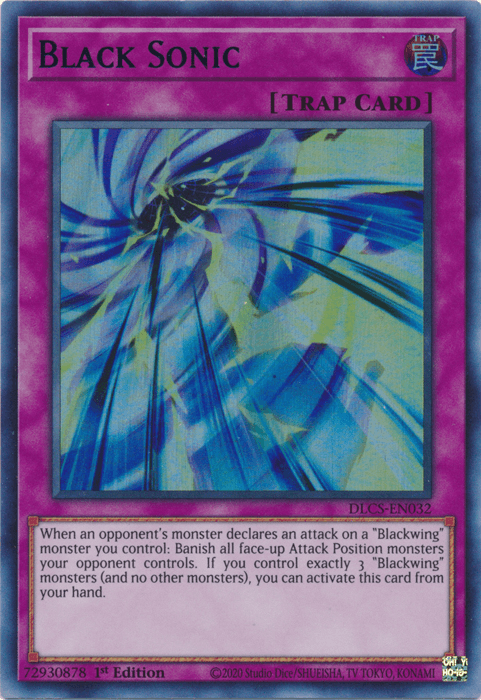 Black Sonic (Blue) [DLCS-EN032] Ultra Rare - Josh's Cards