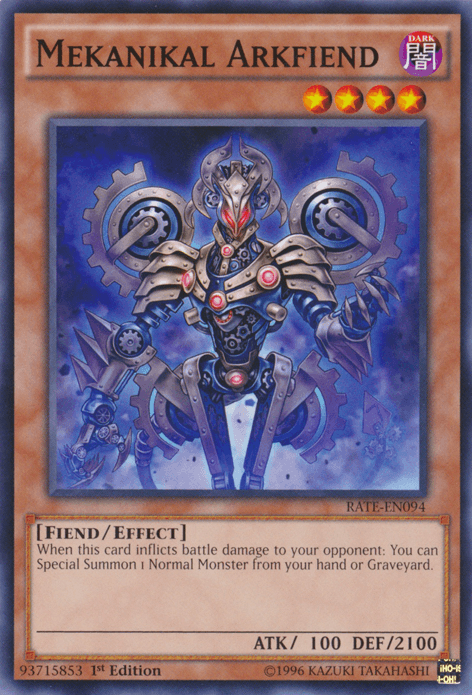 Mekanikal Arkfiend [RATE-EN094] Common - Josh's Cards