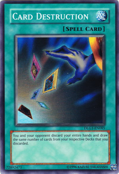 Card Destruction [DLG1-EN085] Super Rare - Josh's Cards