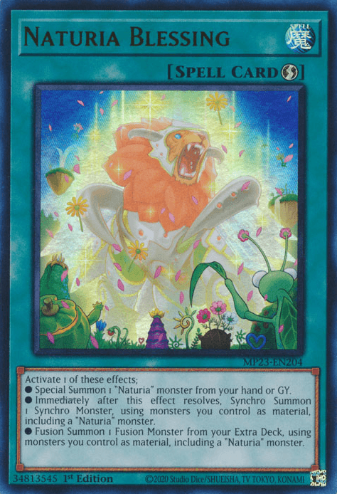 Naturia Blessing [MP23-EN204] Ultra Rare - Josh's Cards