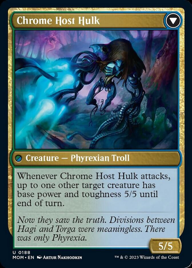 Gnottvold Hermit // Chrome Host Hulk (MOM-188) - March of the Machine Foil