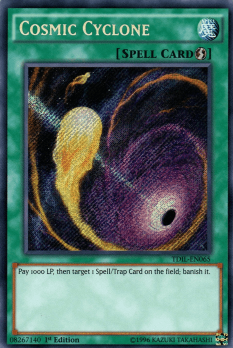 Cosmic Cyclone [TDIL-EN065] Secret Rare - Josh's Cards