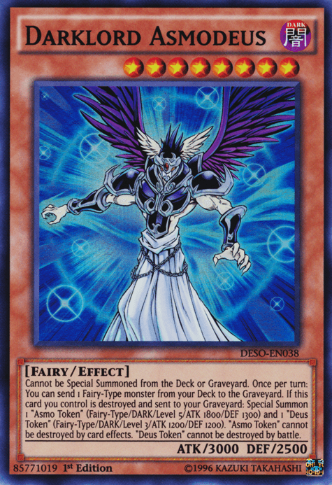 Darklord Asmodeus [DESO-EN038] Super Rare - Josh's Cards