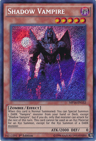 Shadow Vampire [MP14-EN152] Secret Rare - Josh's Cards