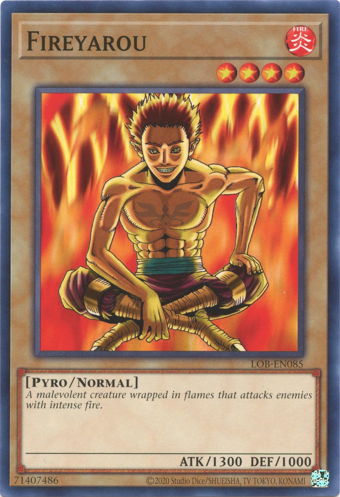 Fireyarou (25th Anniversary) [LOB-EN085] Common - Josh's Cards