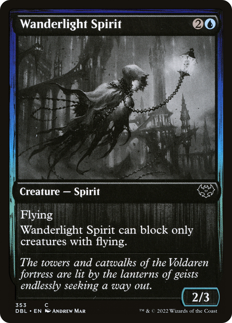 Wanderlight Spirit (DBL-353) - Innistrad: Double Feature Foil