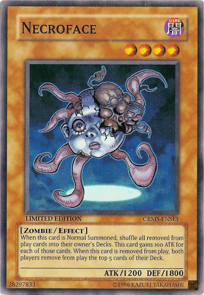 Necroface [CRMS-ENSE1] Super Rare - Josh's Cards