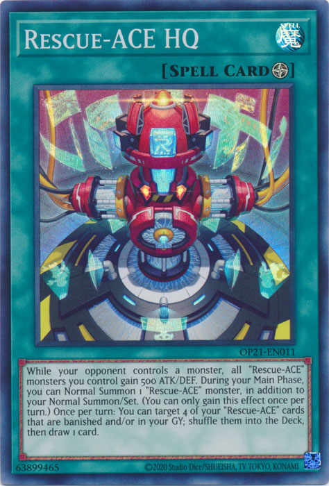 Rescue-ACE HQ (OP21-EN011) - OTS Tournament Pack 21 Unlimited
