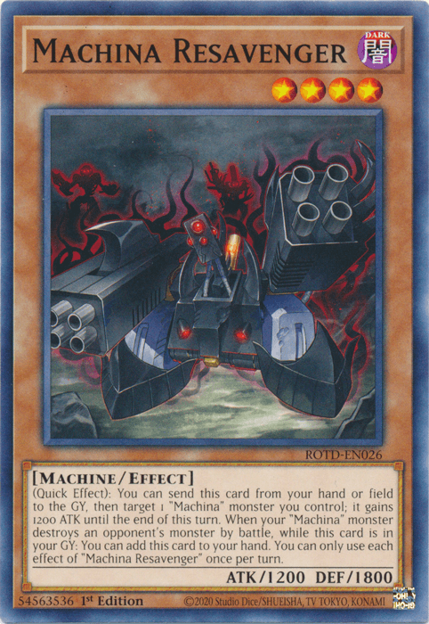 Machina Resavenger [ROTD-EN026] Common - Josh's Cards