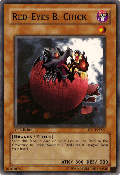 Red-Eyes B. Chick [SD1-EN007] Common - Josh's Cards