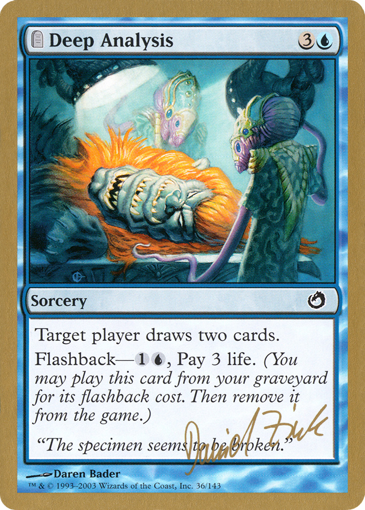 Deep Analysis (WCD-) - World Championship Decks 2003: (tombstone)