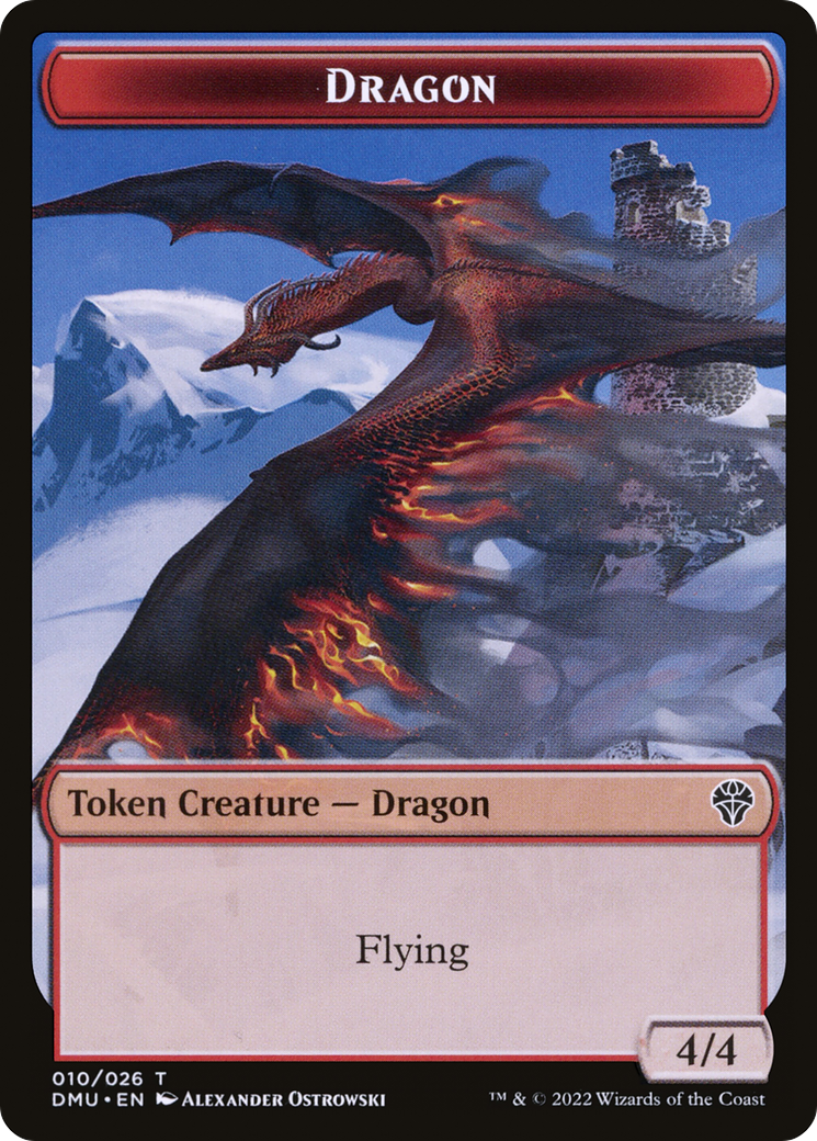 Dragon (DMU-010) - Dominaria United Tokens