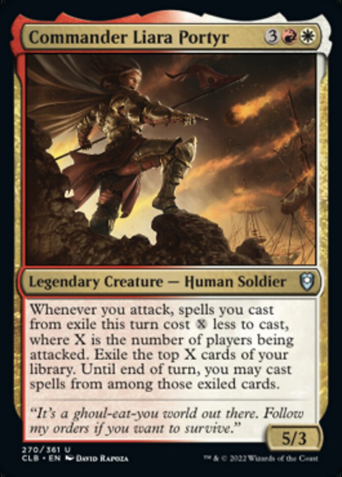 Commander Liara Portyr [Commander Legends: Battle for Baldur's Gate] Foil