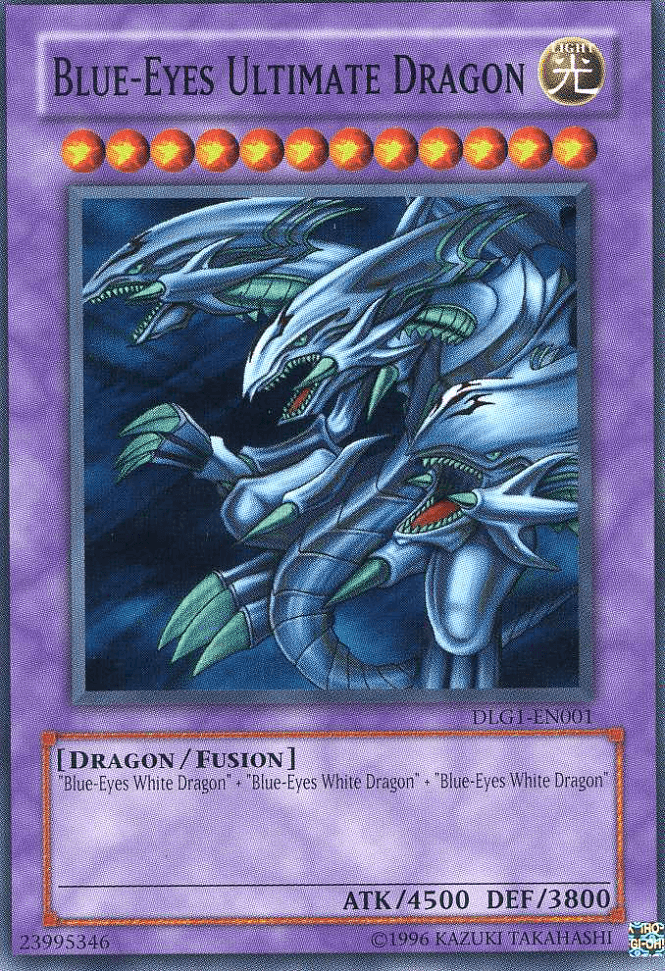 Blue-Eyes Ultimate Dragon [DLG1-EN001] Super Rare - Josh's Cards