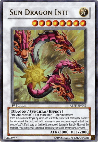 Sun Dragon Inti [ABPF-EN042] Ultra Rare - Josh's Cards