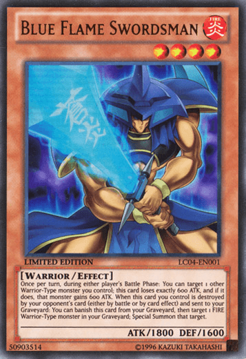 Blue Flame Swordsman [LC04-EN001] Ultra Rare - Josh's Cards