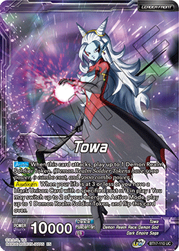 Towa // Demon God Towa, Dark Leader (BT17-110) [Ultimate Squad] Parallel Foil