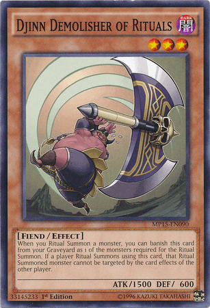 Djinn Demolisher of Rituals [MP15-EN090] Common - Josh's Cards