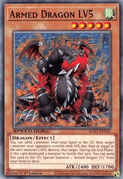 Armed Dragon LV5 [SGX1-ENC07] Common - Josh's Cards
