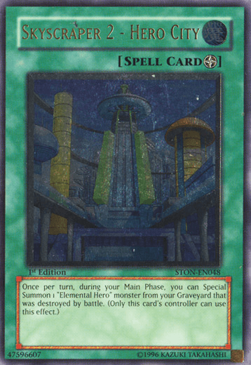 Skyscraper 2 - Hero City [STON-EN048] Ultimate Rare - Josh's Cards