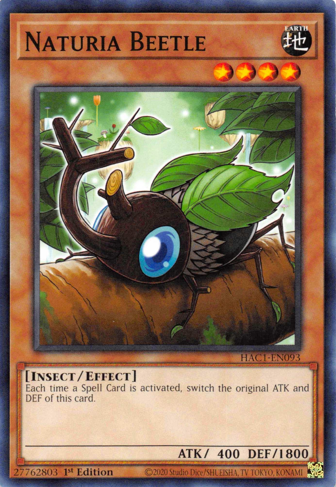 Naturia Beetle [HAC1-EN093] Common - Josh's Cards
