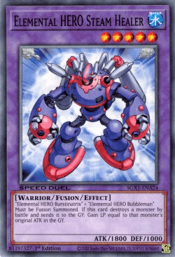 Elemental HERO Steam Healer [SGX1-ENA24] Common - Josh's Cards