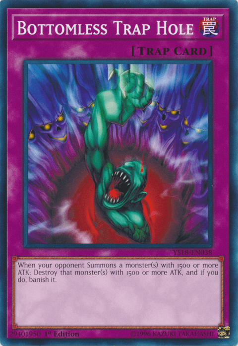 Bottomless Trap Hole [YS18-EN038] Common - Josh's Cards