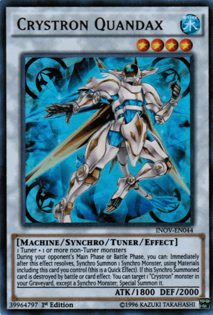Crystron Quandax [INOV-EN044] Ultra Rare - Josh's Cards