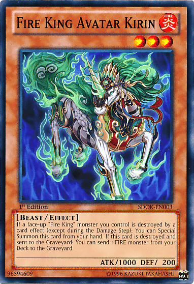 Fire King Avatar Kirin [SDOK-EN003] Common - Josh's Cards