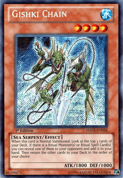 Gishki Chain [HA05-EN034] Secret Rare - Josh's Cards