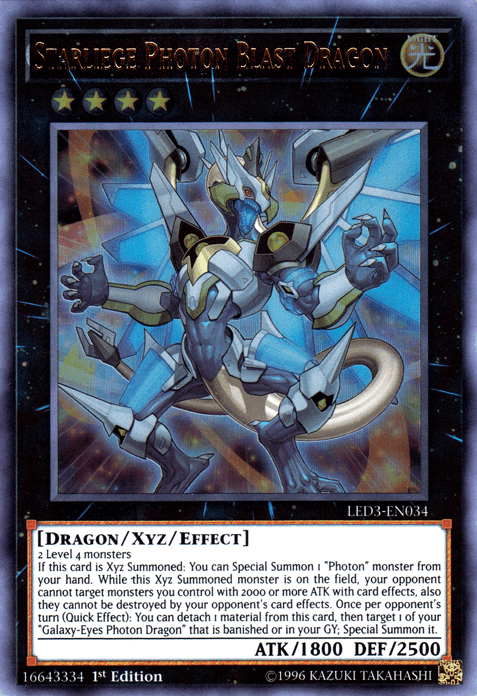 Starliege Photon Blast Dragon [LED3-EN034] Ultra Rare - Josh's Cards