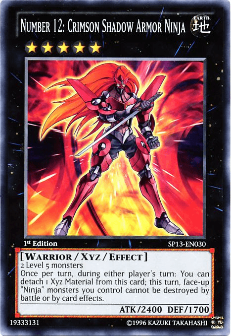Number 12: Crimson Shadow Armor Ninja [SP13-EN030] Common - Josh's Cards