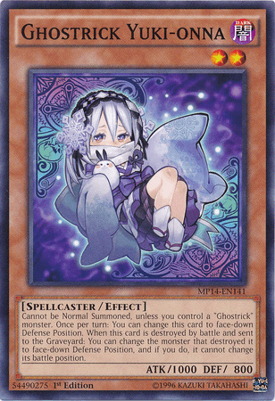 Ghostrick Yuki-onna [MP14-EN141] Common - Josh's Cards
