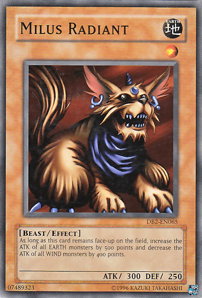 Milus Radiant [DB2-EN065] Common - Josh's Cards