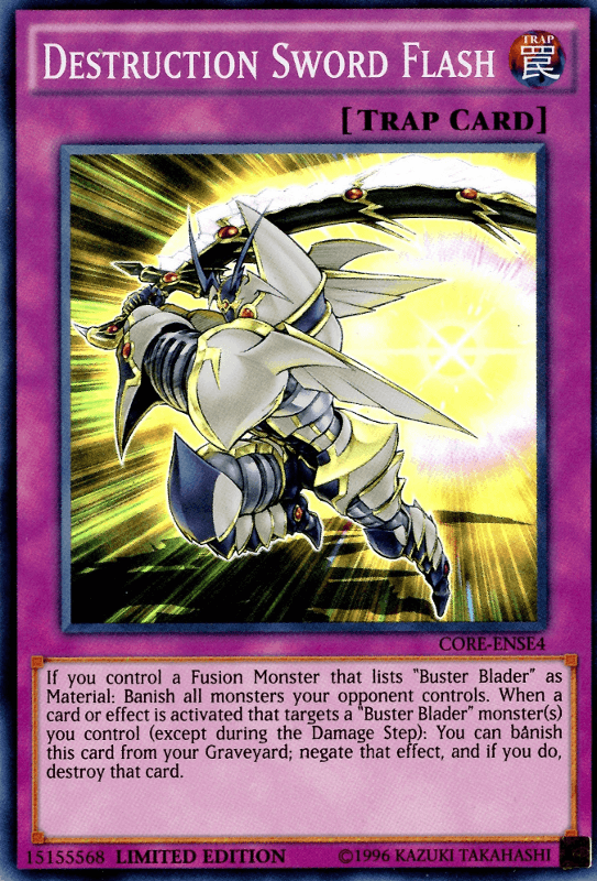 Destruction Sword Flash [CORE-ENSE4] Super Rare - Josh's Cards