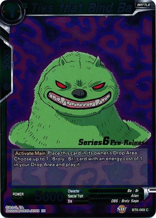 Ties that Bind Ba (BT6-069_PR) [Destroyer Kings Prerelease Promos] Parallel Foil