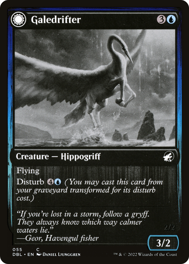 Galedrifter // Waildrifter (DBL-055) - Innistrad: Double Feature: (Double Faced Transform)