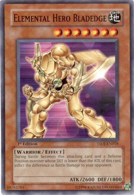 Elemental HERO Bladedge [YSDJ-EN018] Common - Josh's Cards