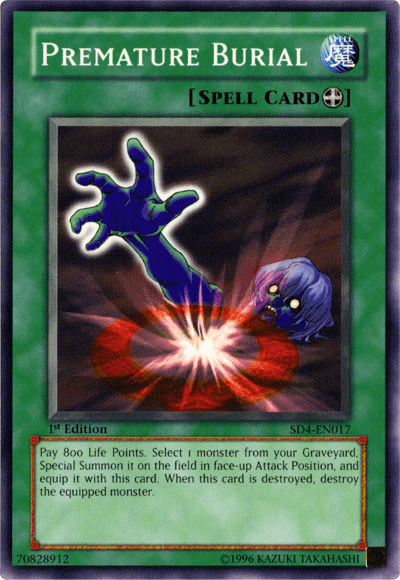 Premature Burial [SD4-EN017] Common - Josh's Cards