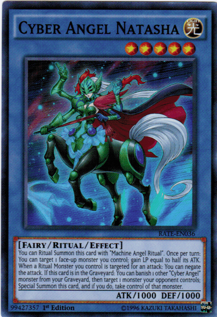 Cyber Angel Natasha [RATE-EN036] Super Rare - Josh's Cards
