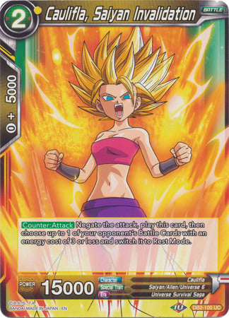 Caulifla, Saiyan Invalidation (DB2-100) [Divine Multiverse] Parallel Foil