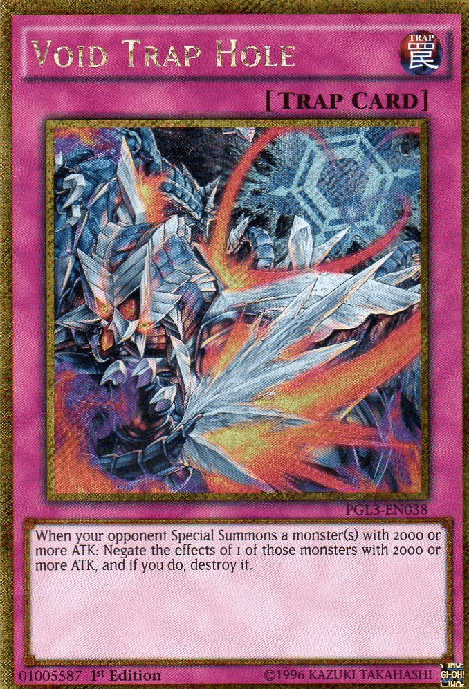 Void Trap Hole [PGL3-EN038] Gold Secret Rare - Josh's Cards