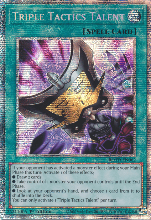 Triple Tactics Talent [ROTD-EN062] Starlight Rare - Josh's Cards
