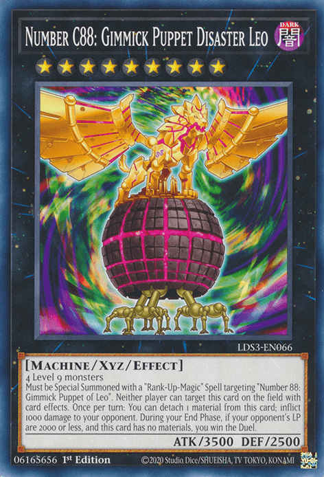 Number C88: Gimmick Puppet Disaster Leo [LDS3-EN066] Common - Josh's Cards