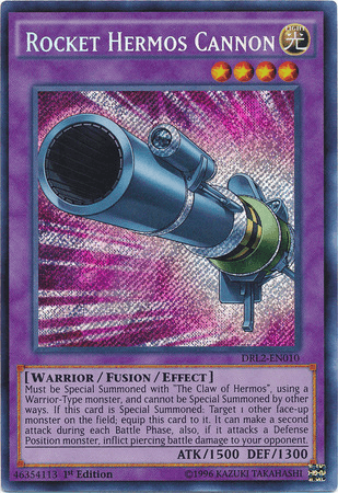 Rocket Hermos Cannon [DRL2-EN010] Secret Rare - Josh's Cards